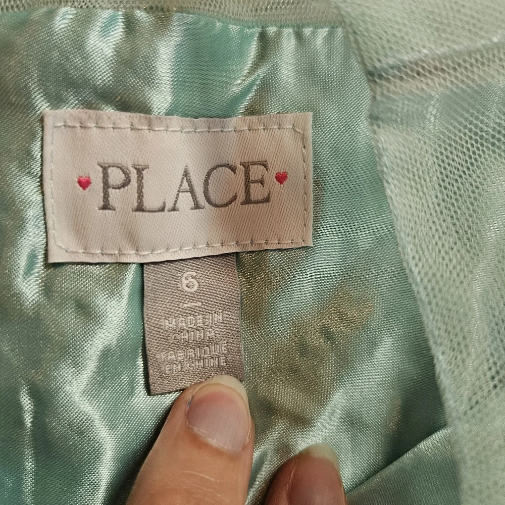 Childrens Place‎ Teal Special Occassion Dress Size 6 Spring Easter Tulle